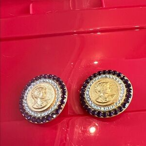 DUBIN NR clip 1980’s earrings